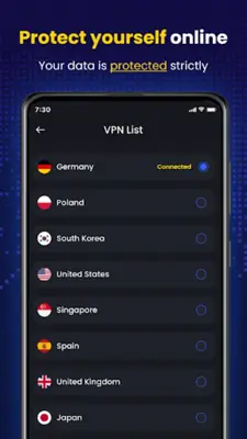 Super VPN Safe & Secure VPN android App screenshot 3